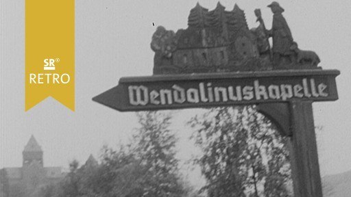 Foto: Wegweiser zur Wendalinuskapelle (Wendalinusprozession in St. Wendel)