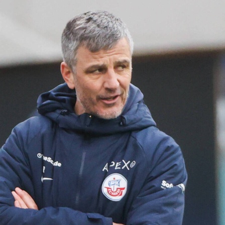 Hansa Rostocks Trainer Jens Härtel