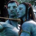 Dieses von 20th Century Fox veröffentlichte Bild zeigt die Charaktere Neytiri und Jake in einer Szene aus dem Film &#034;Avatar&#034; von 2009