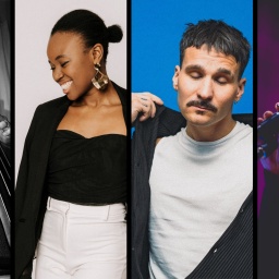 Collage mit Musiker*innen für die Sendung Jazz im Postmigrantischen Deutschland