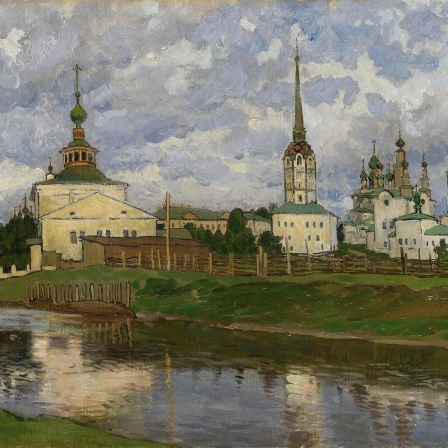 Solikamsk, 1910. Gemälde von Makovsky, Alexander Vladimirovich (1869-1924).
