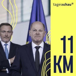 Christian Lindner, Olaf Scholz und Robert Habeck im November 2023. 