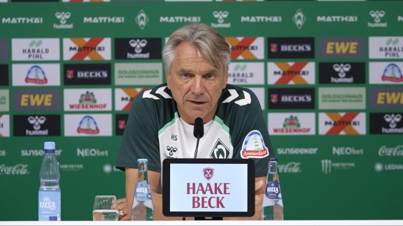 Sportschau Bundesliga - Werder-trainer Steffen - 'kein Raum Für Negative Gedanken'