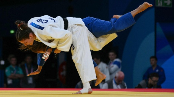 Sportschau Olympia 2024 - Judo, Halbleichtgewicht: Der Achtelfinal-kampf Von Mascha Ballhaus