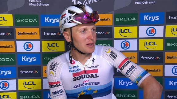Sportschau Tour De France - 3. Etappe - Sieger Merlier Im Interview