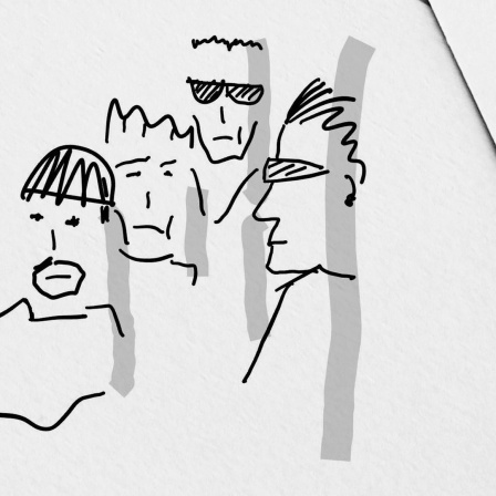 Eine Karikatur von U2