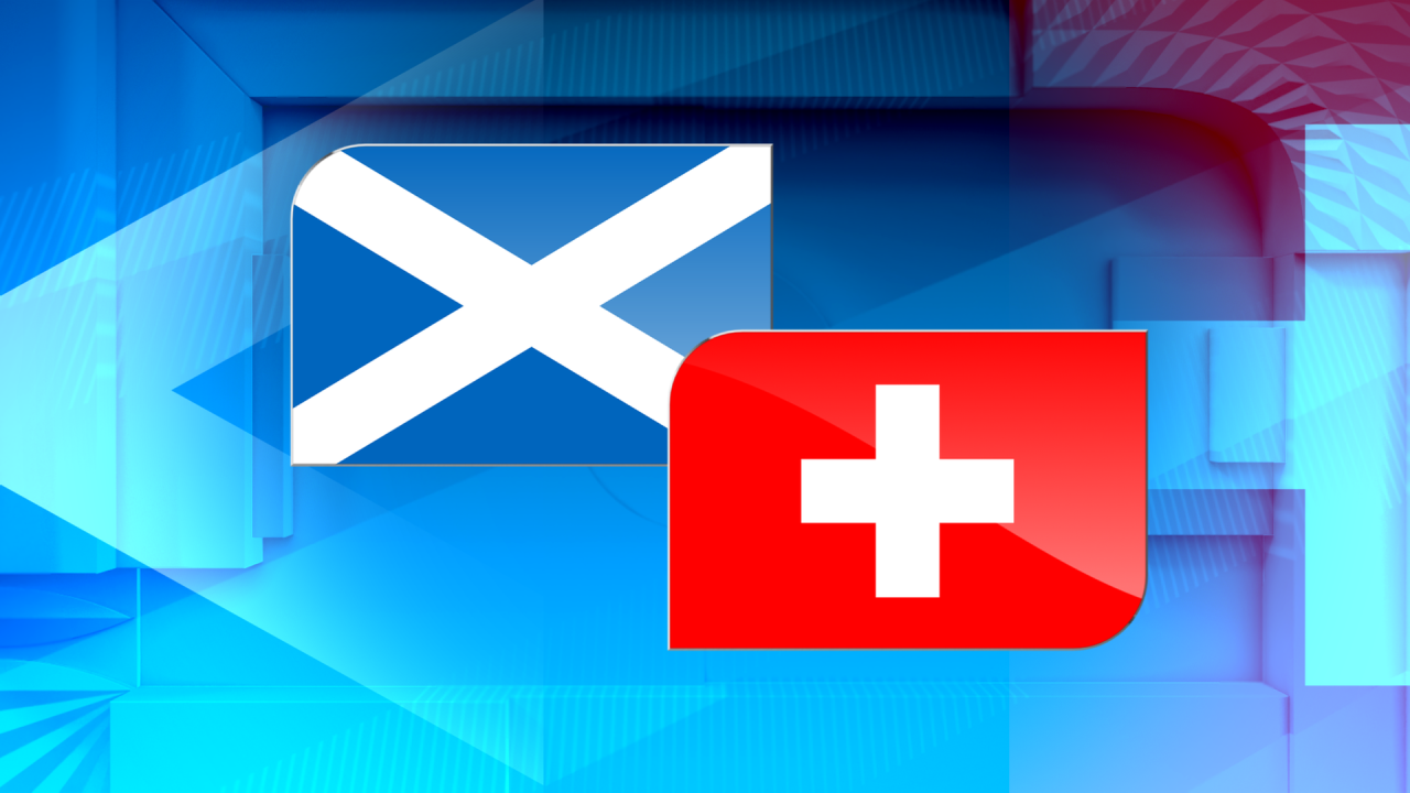 Schottland gegen die Schweiz bei der Fußball-EM, am 19.06. ab 20.15 Uhr 