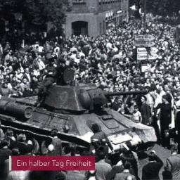 Ein Panzer in einer Menschenmenge