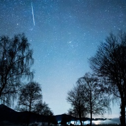 Die Geminiden zaubern viele blinkende Punkte an den Nachthimmel