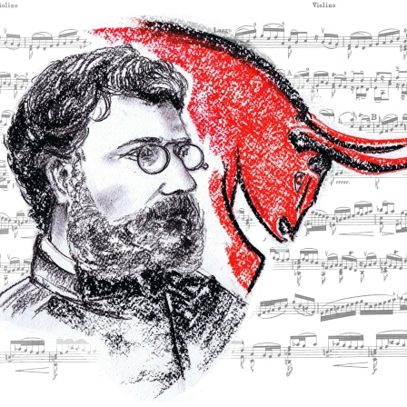 Pastellzeichnung von Georges Bizet