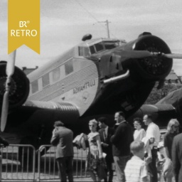 Flugzeug Ju 52 auf der IVA 1965 | Bild: BR Archiv