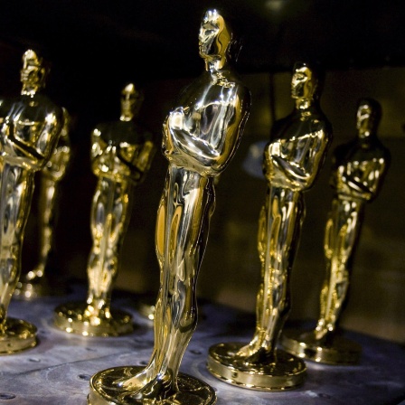 Vergoldete Oscar-Statuen