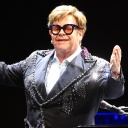 Elton John 2023 bei einem Auftritt im Rahmen seiner "Farewell Yellow Brick Road"-Tour in Liverpool