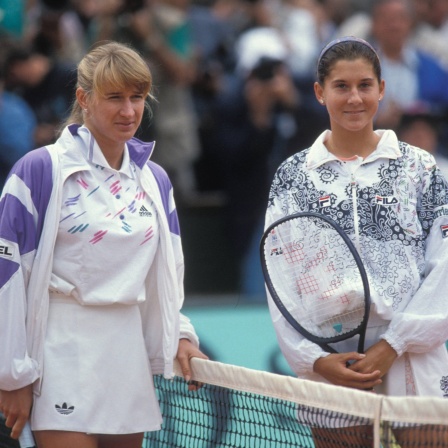 Tennis French Open1992, Steffi Graf  und Monika Seles