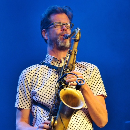 Der US-amerikanischer Jazz-Saxofonist Donny McCaslin.