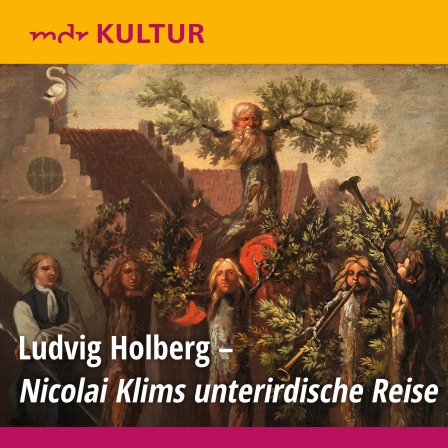 Illustrierte Szenen aus &quot;Niels Klims unterirdische Reise&quot; von Ludvig Holberg