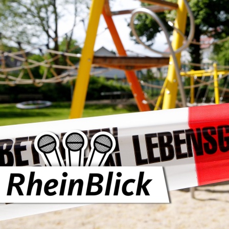 Ein gesperrter Spielplatz