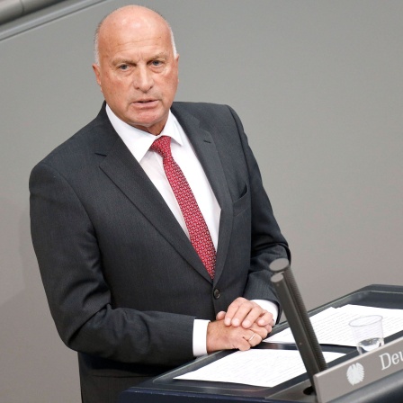 Rüdiger Lucassen in der 235. Sitzung des Deutschen Bundestages im Reichstagsgebäude. 