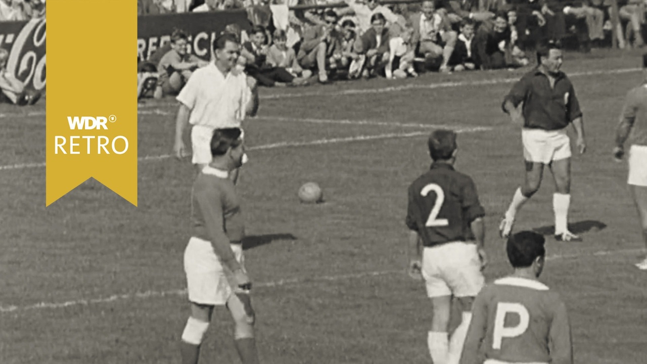 Prominentenfußballspiel mit Fritz Walter