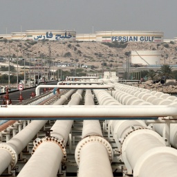 Kharg Island Öl-Terminal im Iran