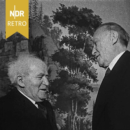 New York: David Ben Gurion und Konrad Adenauer treffen sich im Waldorf Astoria, 14.03.1960.