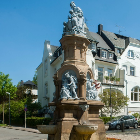 Der Märchenbrunnen am Wuppertaler Zoo