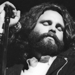 Jim Morrison, the Doors; Isle of Wight Music Festival, 1970