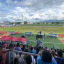 Rugby-Stadion auf den Fidschi-Inseln 