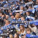 Fans von Arminia Bielefeld bei einem Heimspiel in der Schüco-Arena