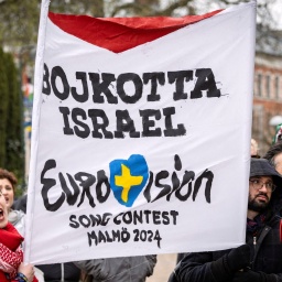 Protest gegen Israels Teinmahme am ESC