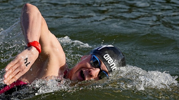 Sportschau Olympia 2024 - Schwimmen Freiwasser 10km: Männer, Entscheidung Im Re-live