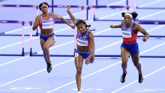 Sportschau Olympia 2024 - Leichtathletik - Das Finale über 100m Hürden Der Frauen