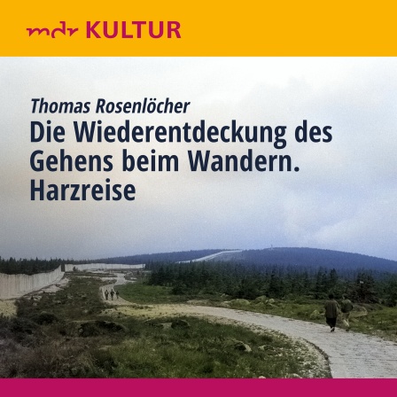 Wanderer unterwegs auf dem Postenweg entlang der innerdeutschen Grenze am Brocken, 1989