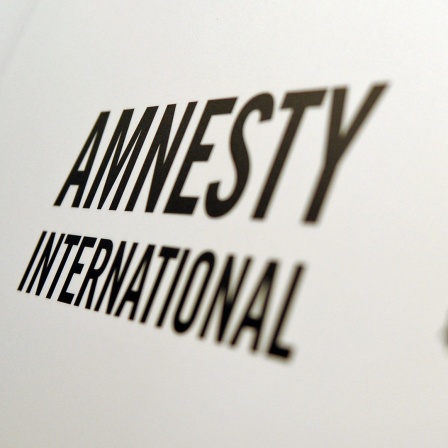 Das Logo der Menschenrechtsorganisation Amnesty International