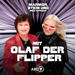 Olaf der Flipper und Inéz im Schlagerpodcast "Marmor, Stein und Inéz spricht"