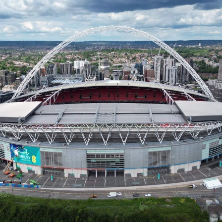 Das legendäre Wembley-Stadion in London.