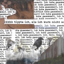 Collage aus Texten und Bildern