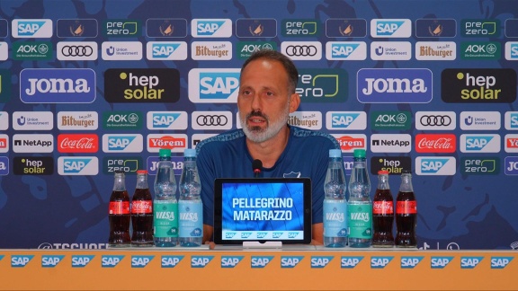 Sportschau Bundesliga - Tsg-trainer Matarazzo - 'werden Uns Alles Abverlangen'