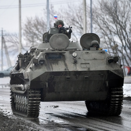 Russisches Militär an ukrainischer Grenze