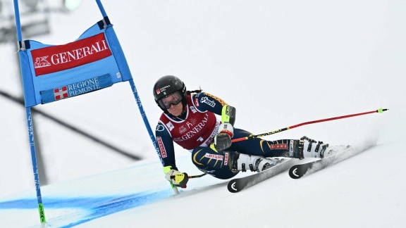 Sportschau Wintersport - Riesenslalom Der Frauen In Sestiere - Der Erste Lauf Im Re-live