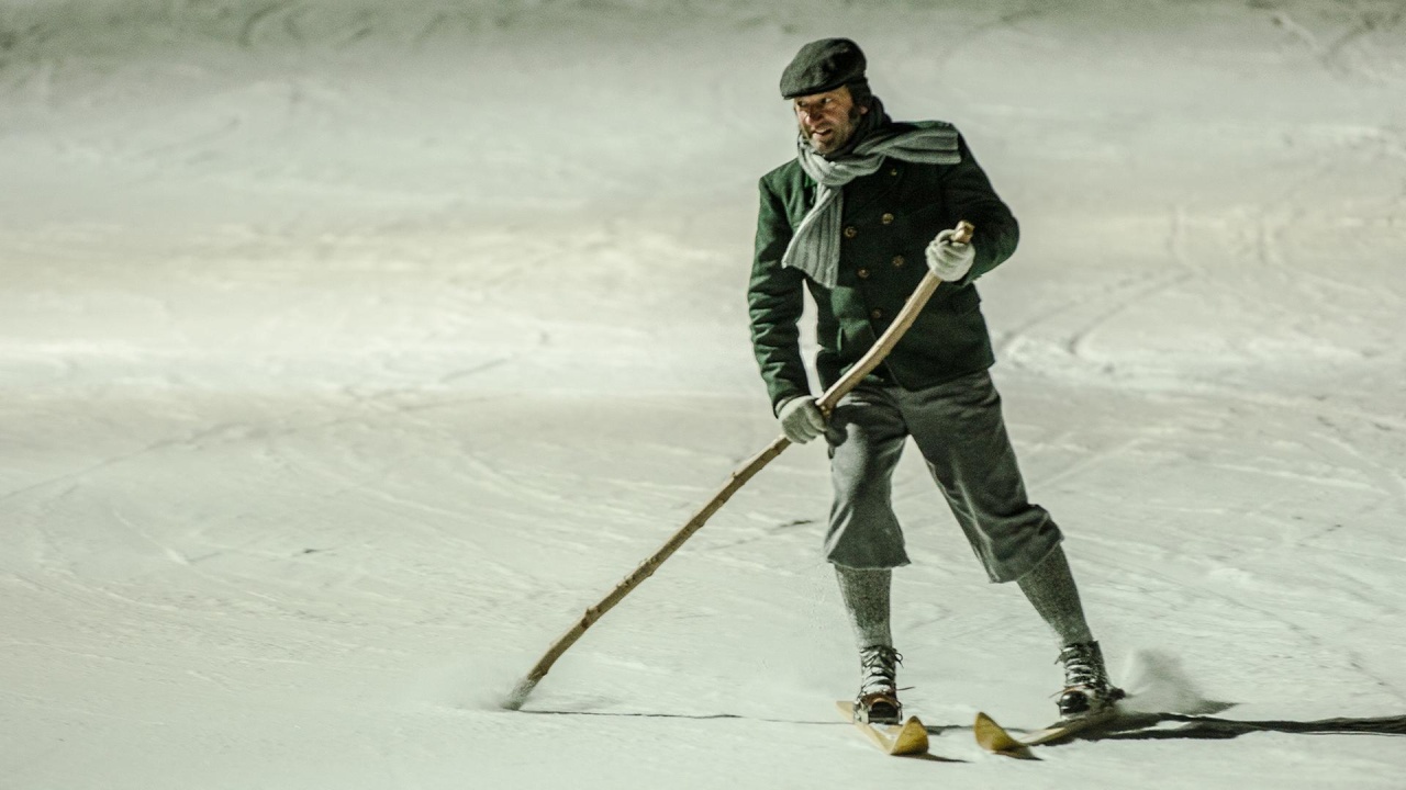 Skifahren wie vor 100 Jahren mit dem Schmidt Max