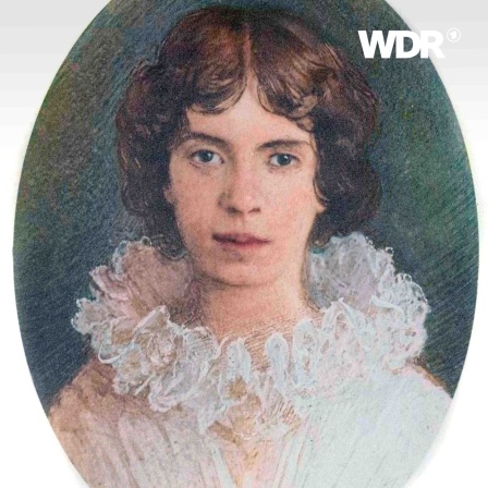 Porträt von der Autorin Emily Dickinson.