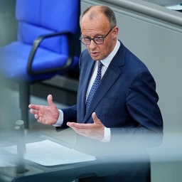 Friedrich Merz bei seiner ersten Regierungserklärung im Bundestag