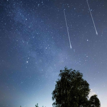 Der Sternenhimmel im August - Perseiden, Planeten, spektakuläre Überholmanöver