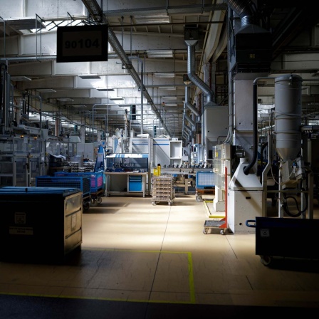 Werkshalle des Automobilzulieferers ZF Getriebe GmbH in Brandenburg an der Havel