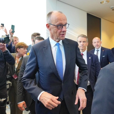 Friedrich Merz ist bei der Kanzlerwahl im Bundestag im ersten Wahlgang durchgefallen.