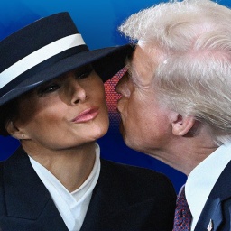 Trump und Melania bei der Amtseinführung am 20.Januar 2025