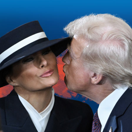 Trump und Melania bei der Amtseinführung am 20.Januar 2025