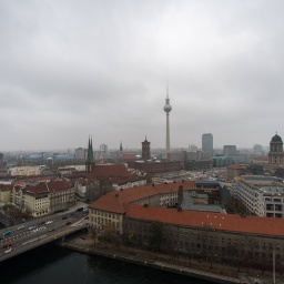 Trübes Wetter über Berlin