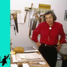 Patricia Highsmith am 17. Oktober 1989 in Locarno in der Schweiz